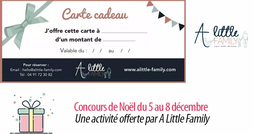 #3 Concours de Noël : une activité offerte par A Little Family