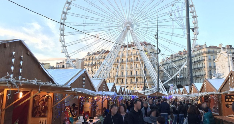 Marseille: le Marché de Noël et la Foire aux santons fermés ce lundi matin en prévision des manifestation