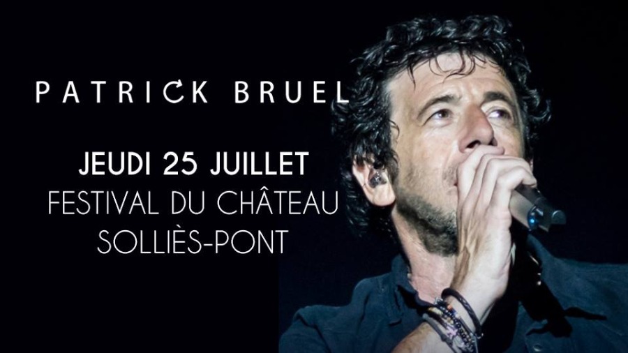 Patrick Bruel sera sur la scène du Festival du Château à Solliès le 25 juillet