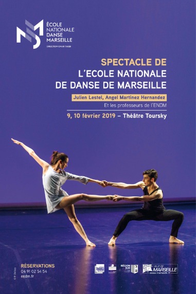 Spectacle de danse de L'Ecole Nationale de danse de Marseille  Du 09