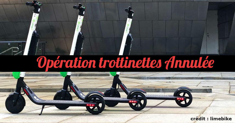 Le déploiement des trottinettes électriques en libre-service prévu demain à Marseille est annulé