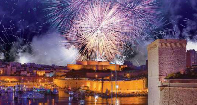 Le feu d'artifice du 15 juillet à Marseille