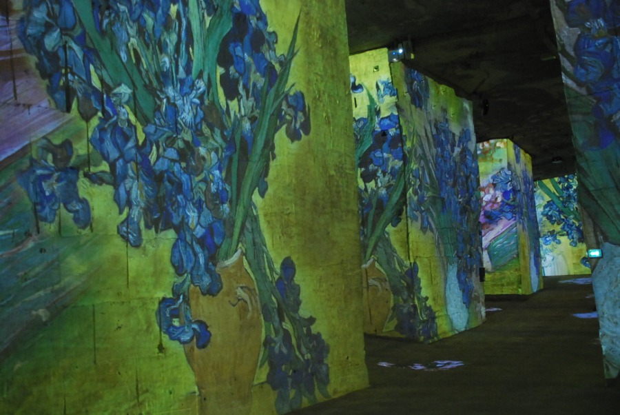 La nuit étoilée aux Carrières de Lumières : Une symphonie Van Goghienne 