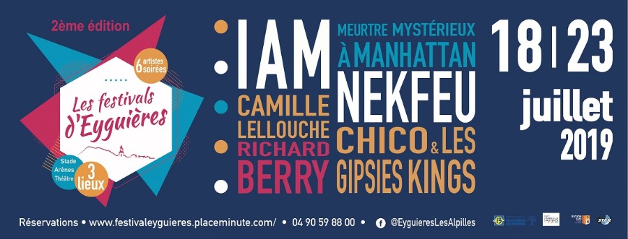 Nekfeu, IAM, Richard Berry... Les festivals d'Eyguières sont de retour !