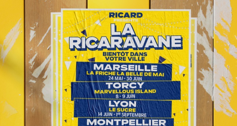 Un petit Ricard ? La Ricaravane a posÃ© ses valises Ã  la Friche Belle de Mai !