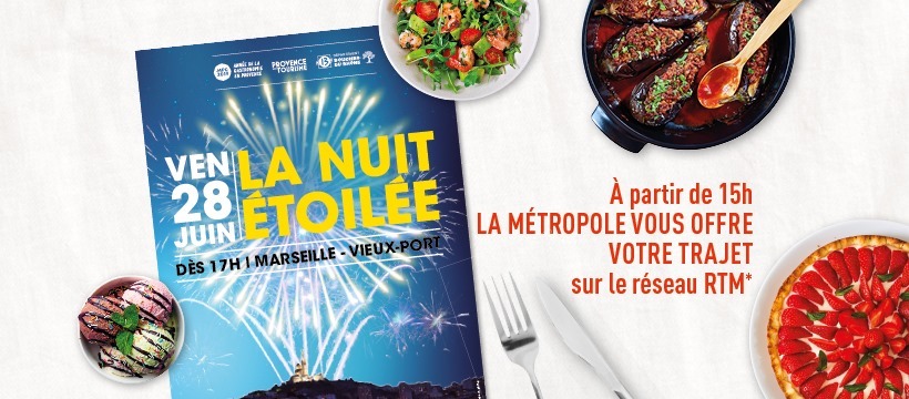 Nuit Etoilée: les transports en commun seront offerts pour venir voir le spectacle du Vieux Port le 28 juin