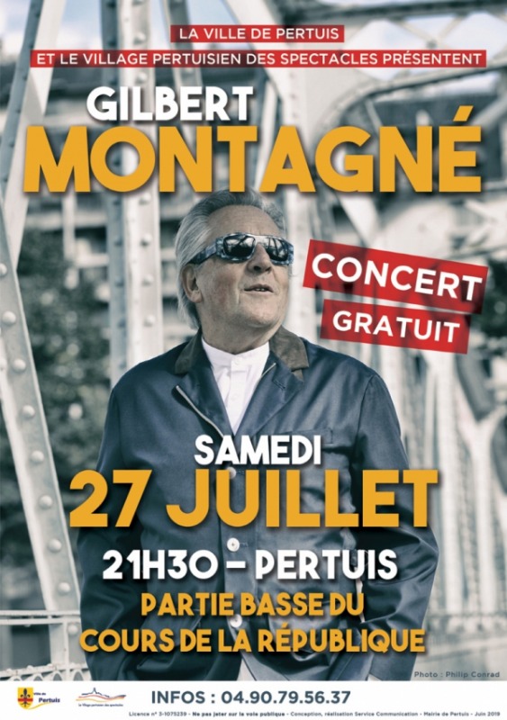 Pertuis : Le concert de Gilbert MontagnÃ© est annulÃ© ce soir