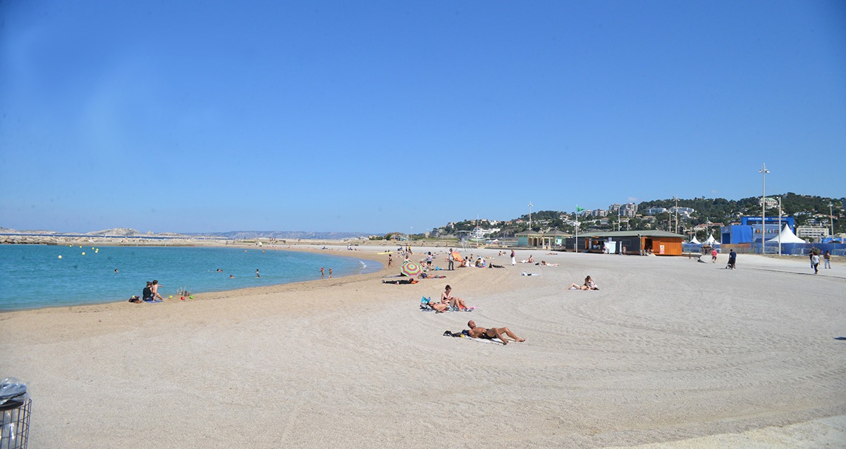 Marseille : La plage du Prado Nord fermée à la baignade ce lundi