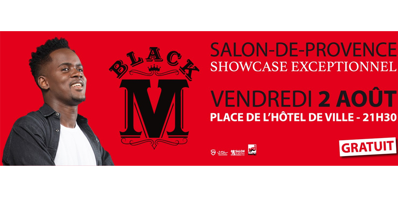 Showcase gratuit de Black M ce vendredi à Salon de Provence