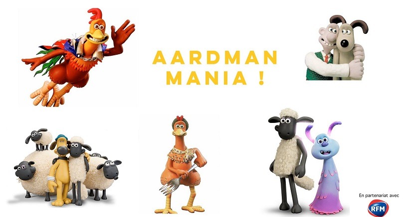 Wallace & Gromit, Shaun le Mouton en avant premiÃ¨re... la Aardman Mania se diffuse aux VariÃ©tÃ©s Ã  Marseille jusqu'en octobre !
