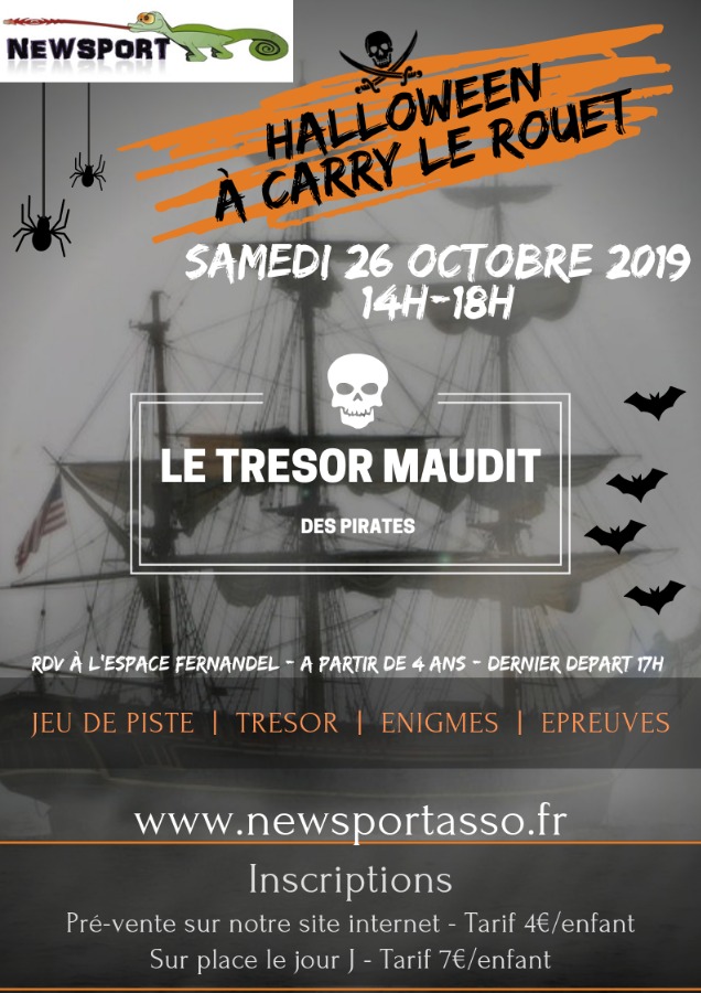 Halloween à Carry le Rouet - Le trésor maudit des pirates