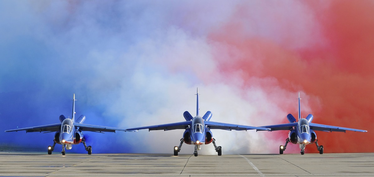 Salon La Patrouille de France va donner le coup d'envoi du marathon