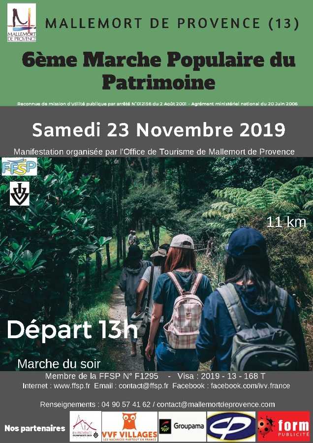 6eme marche populaire du patrimoine