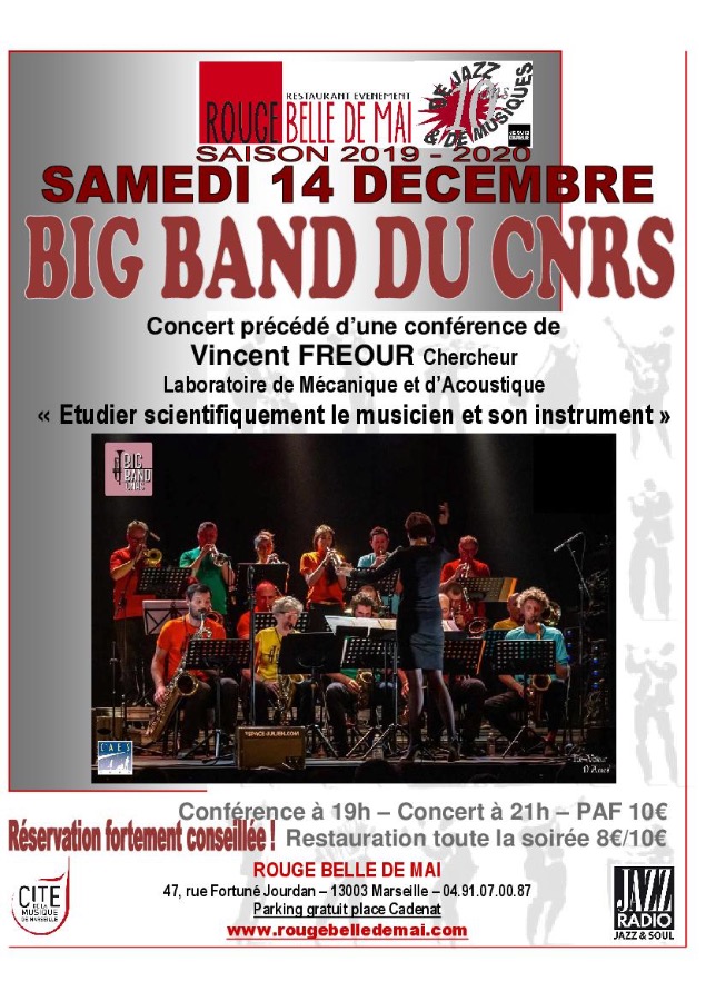 Big Band du CNRS conférence-concert