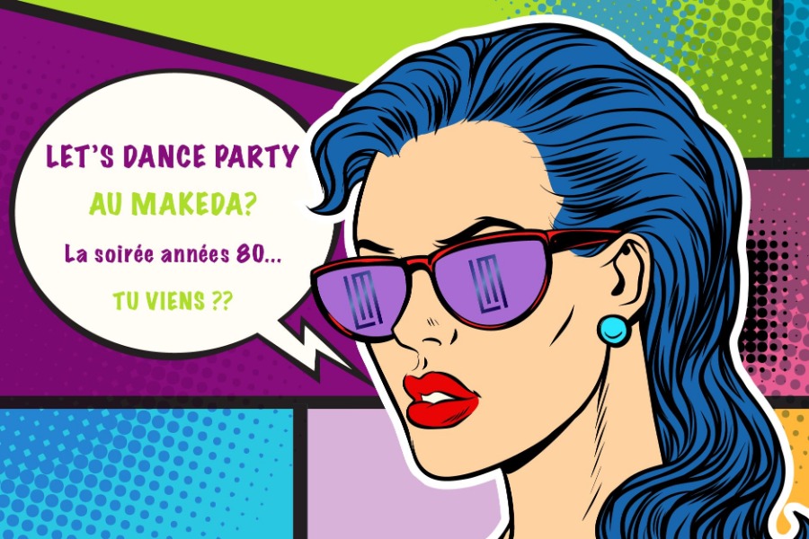 Let's Dance Party 80's au Makeda