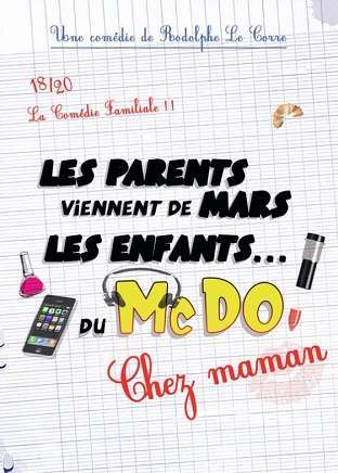 Les parents viennent de Mars, les enfants du McDo ! Chez papa