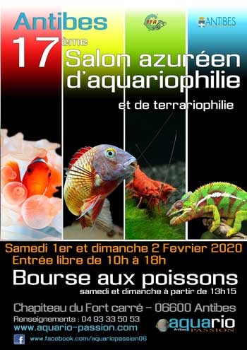 17e Salon AzurÃ©en d'Aquariophilie et de Terrariophilie