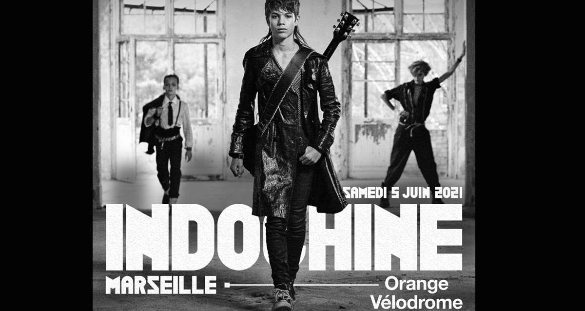 Indochine à l'Orange Vélodrome en juin 2021