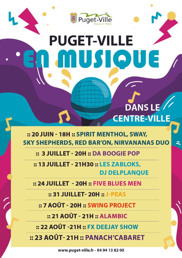 Puget-Ville en musique