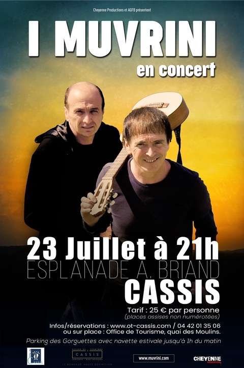 I Muvrini en concert ce jeudi 23 juillet à Cassis !