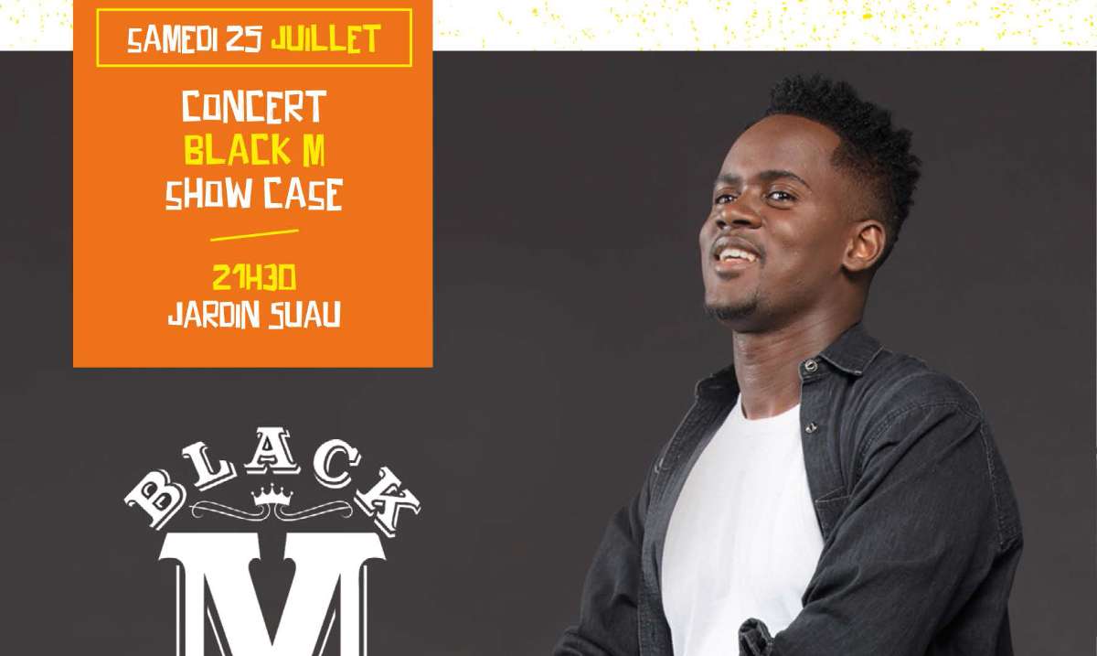 Black M en show case gratuit à Brignoles le 25 juillet