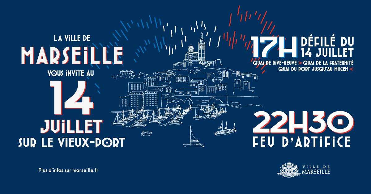 Le programme des festivités du 14 juillet 2020 à Marseille