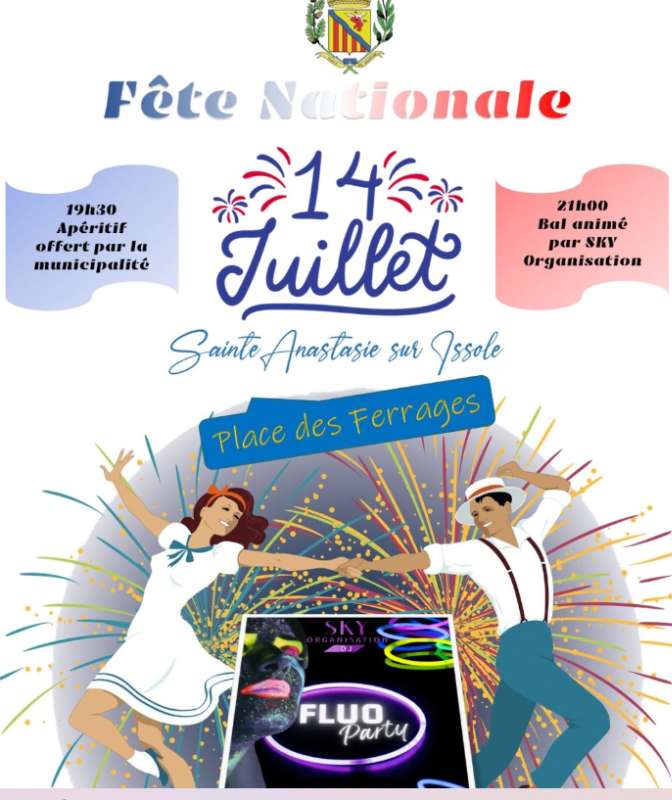 Festivités du 14 juillet à Sainte Anastasie sur Issole