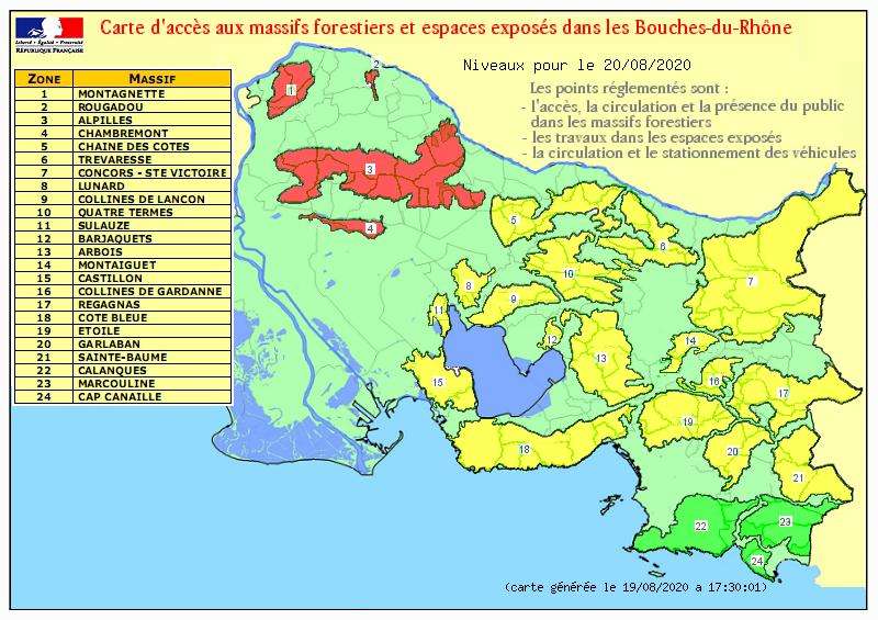 Les massifs forestiers des Bouches du Rhône rouvrent ce samedi