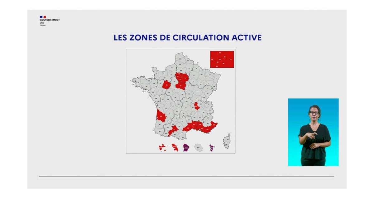 Le Var et les Alpes Maritimes en zone de circulation active du virus