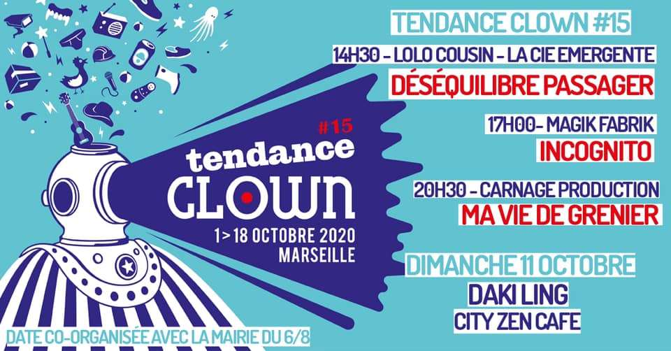 Les spectacles Tendance Clown prévus au Parc de Bagatelle sont déplacés.