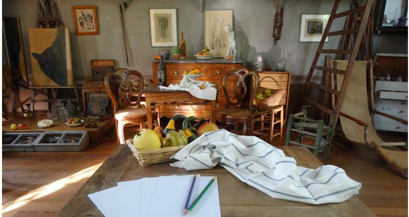 Visite sensorielle en famille à l?atelier de Cezanne 