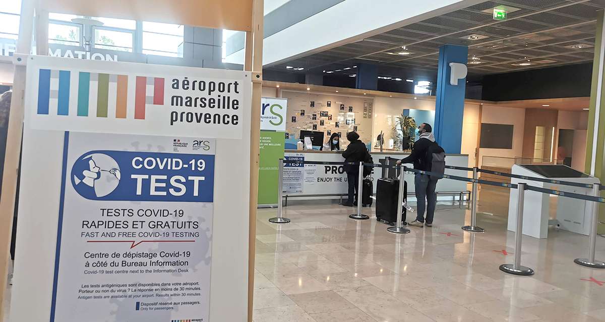 L'aéroport Marseille Provence propose des tests covid-19 gratuits à ses voyageurs
