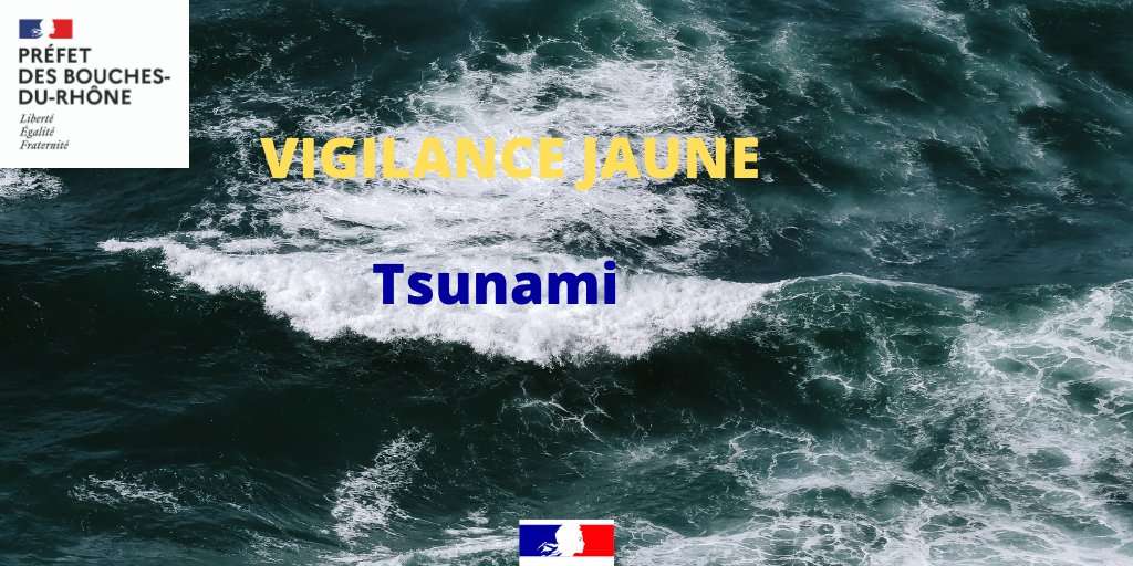 Les Bouches du Rhône en vigilance jaune pour un risque de tsunami