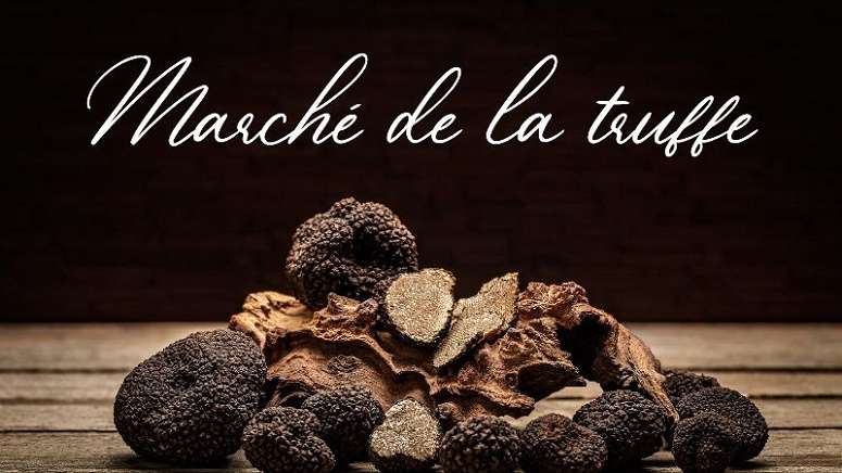 Marché de la truffe au Château Sainte Roseline