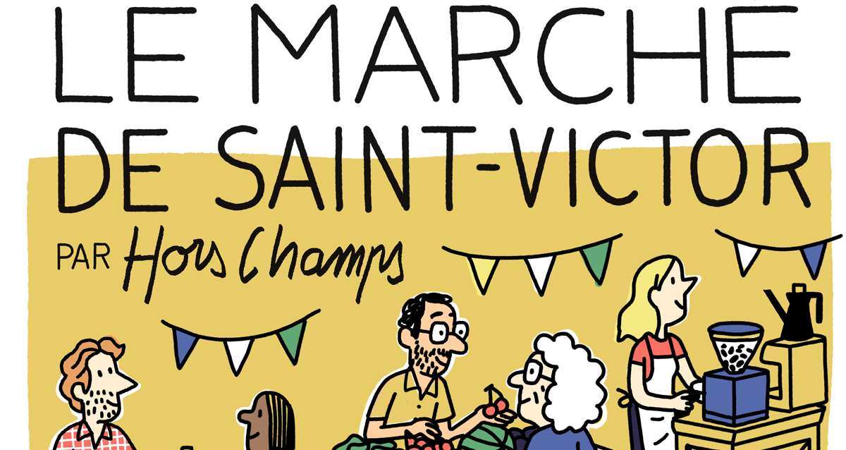 Le marché de Saint-Victor à retrouver une fois par mois place St Victor à Marseille