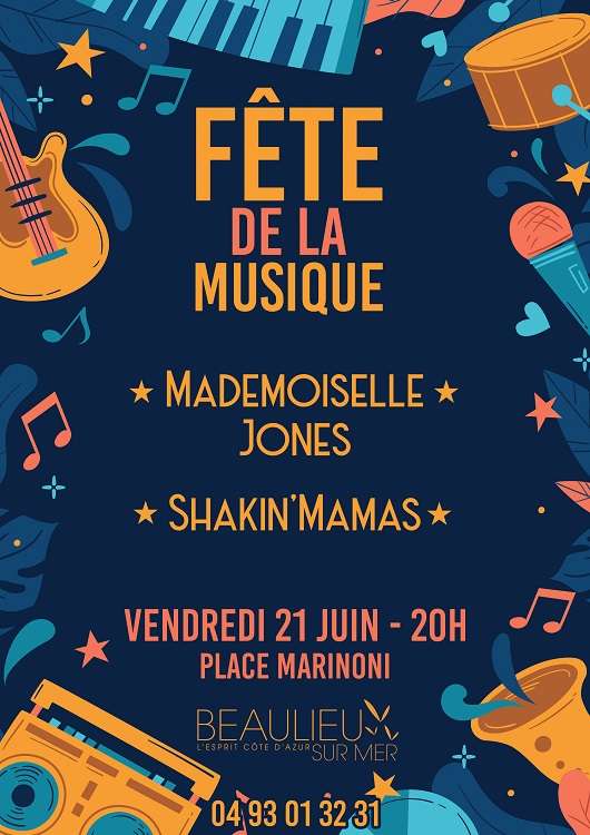 Fête de la Musique 2021 à Beaulieu sur Mer