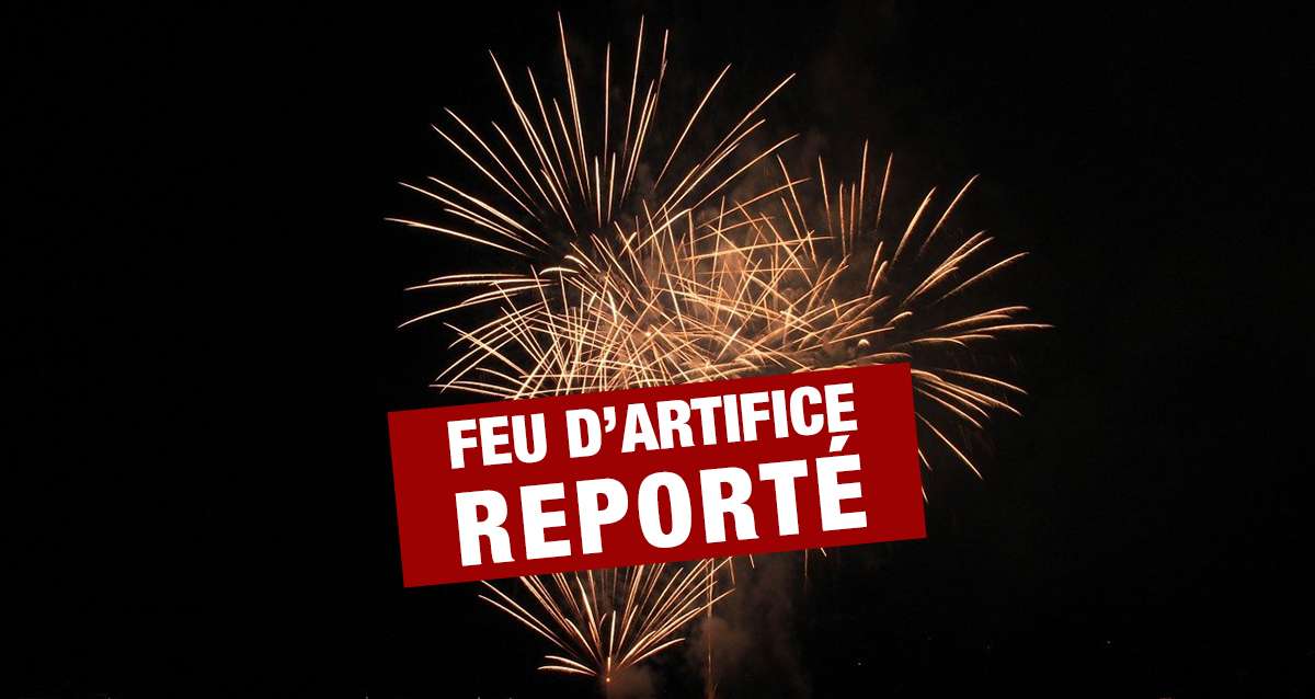 En raison du mistral annoncé, St Cyr reporte son feu d'artifice au 18 juillet