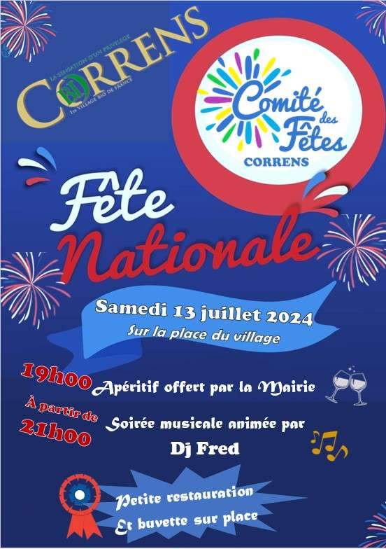 Festivités du 14 juillet à Correns