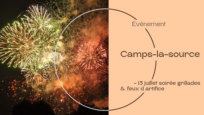 Les festivités du 14 juillet à Camps-la-source