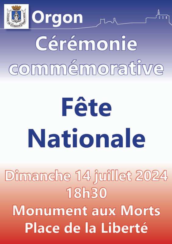 Festivités du 14 juillet à Orgon