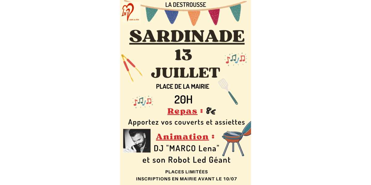 Festivités du 14 juillet à la Destrousse