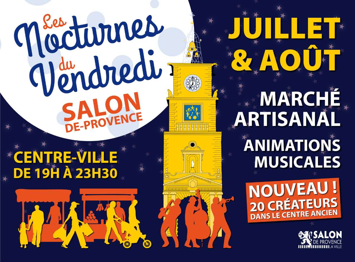 Marchés nocturnes et concerts: Salon s'anime tous les vendredis de l'été