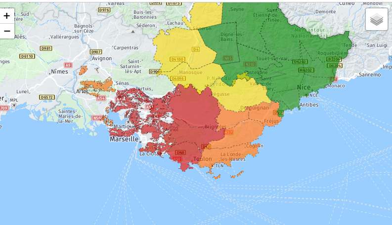 De nombreux massifs fermés au public ce dimanche, dont les Calanques, la Côte Bleue et autour de Toulon