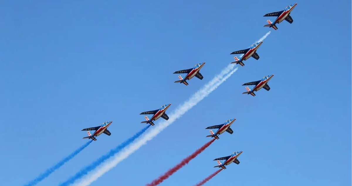 Démonstration de la Patrouille de France