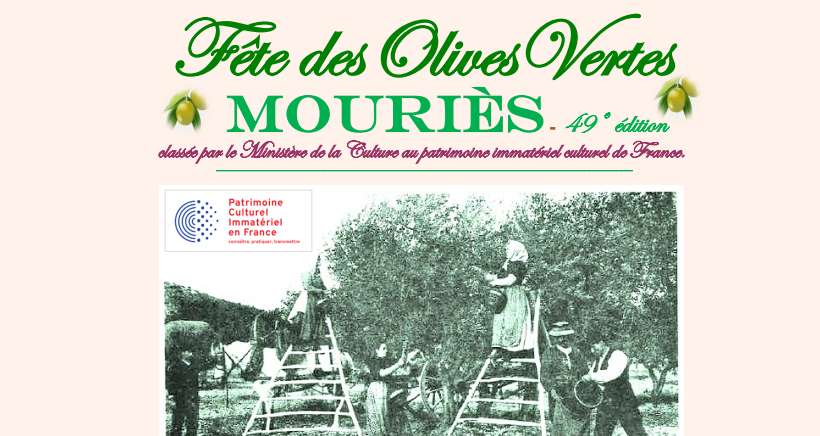 Fête foraine, danses traditionnelles...La ville de Mouriès fête l'olive ce week-end !
