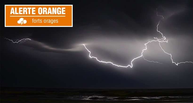 Les Bouches du Rhône et le Var placés en vigilance orange pour de forts orages ce dimanche