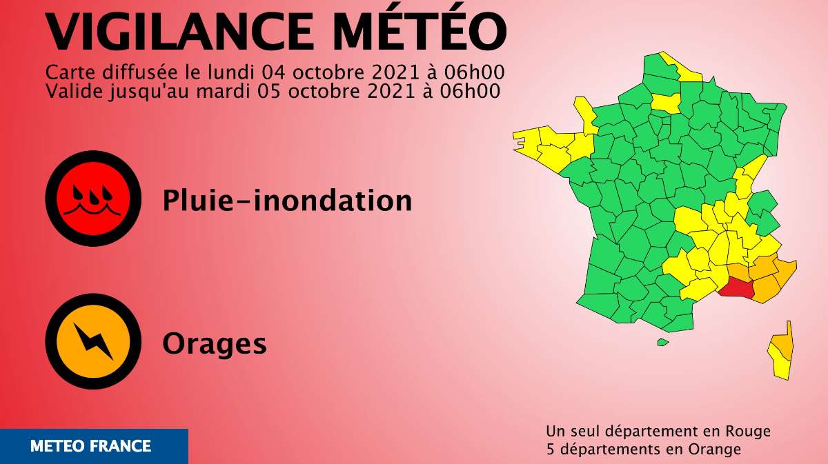 Alerte rouge: la préfecture demande d'éviter de sortir et prendre la voiture