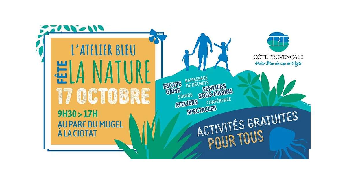 Dimanche, l'Atelier Bleu fête la nature au parc du Mugel à La Ciotat