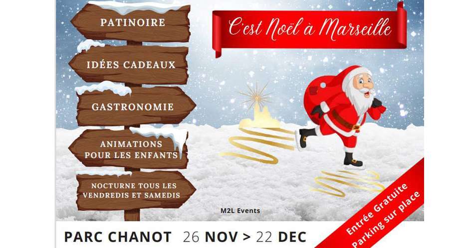 C'est Noël à Marseille : un village de Noël s'installe au Parc Chanot