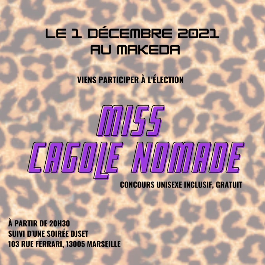 ELECTION MISS CAGOLE NOMADE 2021